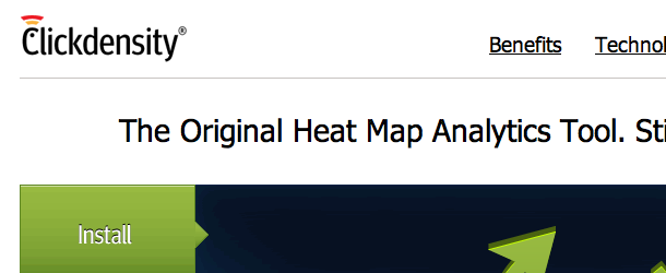 Clickdensity Evaluate Improve your Website Heat Maps More