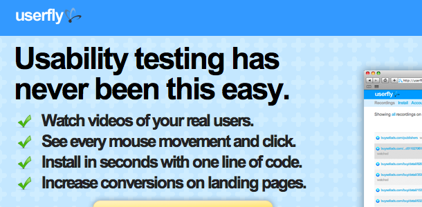 userfly — Web usability testing made easy