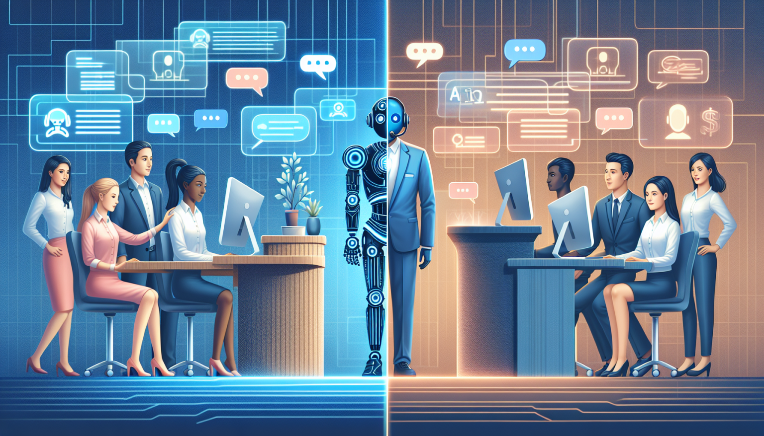 AI Chatbots vs. Human Support: When to Use Each - iMasterWeb